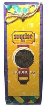 Чай чорний цейлонський Sunrise Ruhunu OP 60 грамів у подарунковому пакованні 130004 фото
