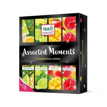 Набір чаю асорті Assorted Moments 4 різновиди по 7 пакетиків у подарунковому пакованні 150046 фото