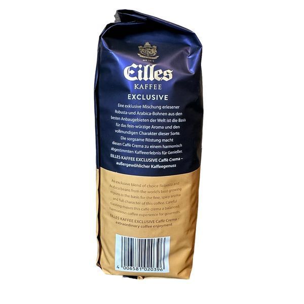 Зернова кава Eilles Exclusive Crema 500 грамів 239013 фото