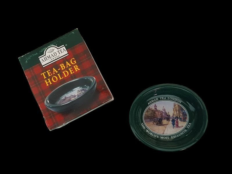 Подставка для чайного пакетика Ahmad Tea Tea-Bag Holder фарфоровая декоративная для сервировки чаепития 750005 фото