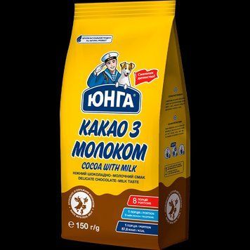 Напій какао з молоком Юнга 150 грамів 353005 фото
