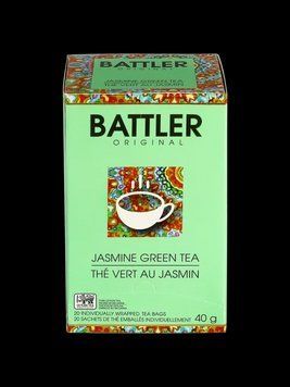 Чай зелений Battler Original Jasmine Green Tea 20 пірамідок 40 г цейлонський з жасмином 102057 фото