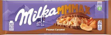 Большая Милка с карамелью и арахисом Peanut & Caramel молочный шоколад 276 грамм 306002 фото