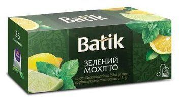 Чай зелений ароматизований Мохіто Batik 25 пакетиків 116030 фото