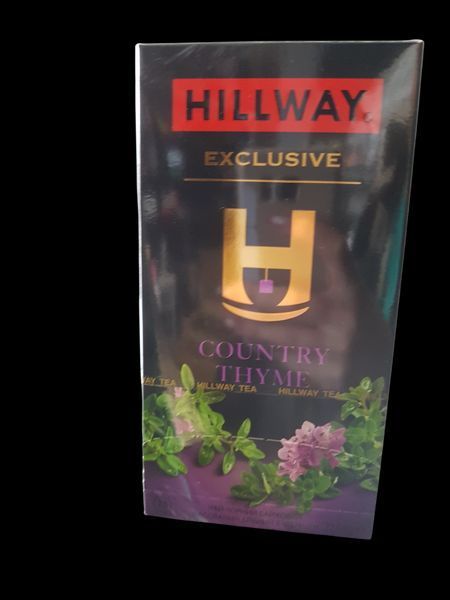 Чай чорний HILLWAY Country Thyme з чебрецем пакетований 25 штук в індивідуальних конвертиках 144027 фото