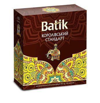 Чай Batik чорний Королівський Стандарт цейлонський пакетований 100*2 г 116019 фото
