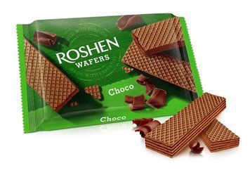 Шоколадні вафлі Рошен Wafers Choco із шоколадною начинкою 72 грами 320039 фото