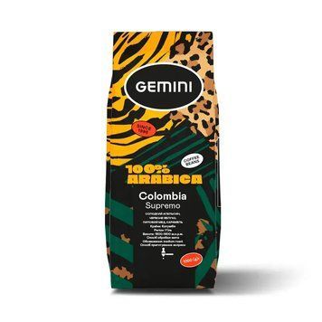 Кава в зернах Gemini Colombia Supremo 1 кг 100% арабіка моносорт 257003 фото