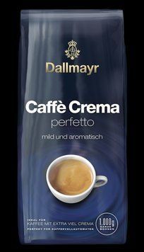 Кава Dallmayr зернова Caffe Crema Perfetto 1 кг 205009 фото
