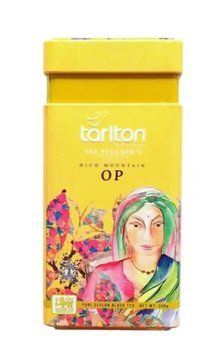Великолистовий чорний чай Tarlton ОР цейлонський високогірний 250 грамів у жерстяній банці 104233 фото