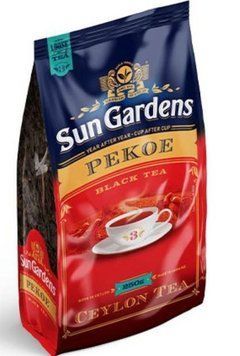 Чай чорний цейлонський Sun Gardens Pekoe 250 г з ложкою, м&rsquo;яка упаковка 106112 фото