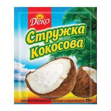 Кокосовая стружка белая Деко 20 грамм 500113 фото