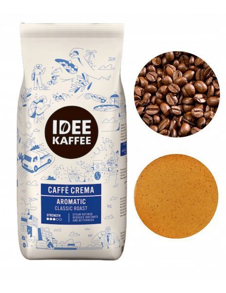 Кофе Idee Caffe Crema в зернах 1000 грамм для кофемашины 295008 фото