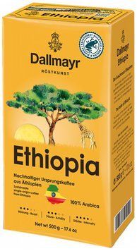 Мелена кава Dallmayr Ethiopia якісна 100% арабіка 500 грамів 205003 фото