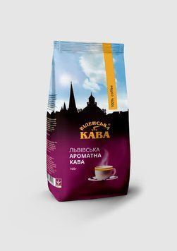 Віденська кава Львівська Ароматна кофе молотый 100 грамм 287001 фото