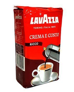 Кофе молотый Lavazza Crema e Gusto Ricco 250 г в цветной упаковке 202405 фото