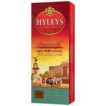 Чай Hyleys Королівський купаж 25 пакетиків чорний цейлонський чай в індивідуальних конвертах 320159 фото