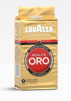 Кофе молотый Lavazza Qualit&agrave; Oro 125 г в вакуумной упаковке 202407 фото