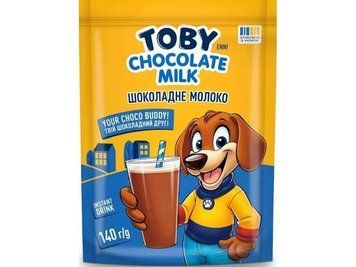 Шоколадне молоко Toby Chocolate Milk розчинний напій 140 г 353010 фото