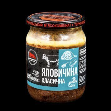 Консерви м'ясні Яловичина класична 500г 608002 фото