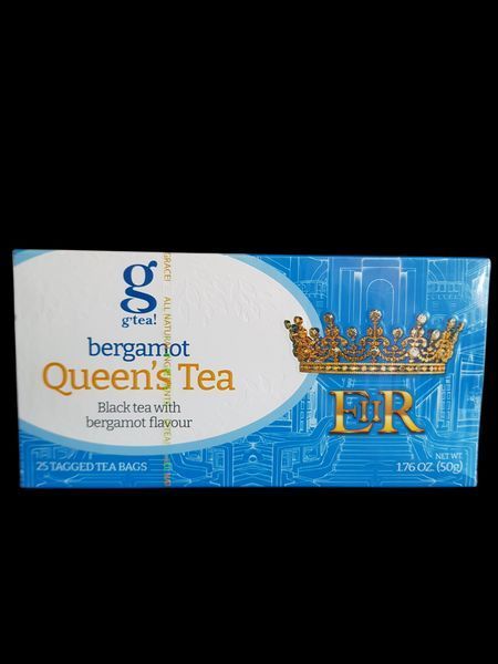 Чорний чай з бергамотом g'tea Bergamot Queen's Tea 25 пакетиків 133002 фото