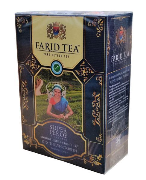Чай чорний листовий Farid Tea СуперПеко 100 г. 107005 фото