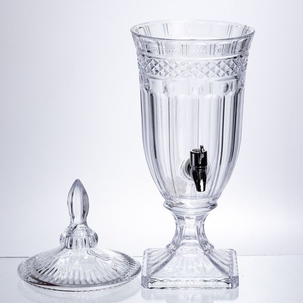 Лимонадница Topaz Crystal 2 литра с краном HP-19-292 кувшин диспенсер для воды и напитков прозрачный HP-19-292 фото