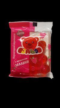 Мармелад без цукру Jabo Ведмедик зі смаком малини 90 г 319003 фото