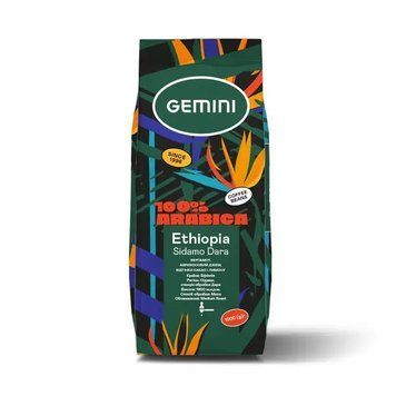 Кава зернова Ethiopia Sidamo Dara арабіка Gemini 1 кг 257006 фото