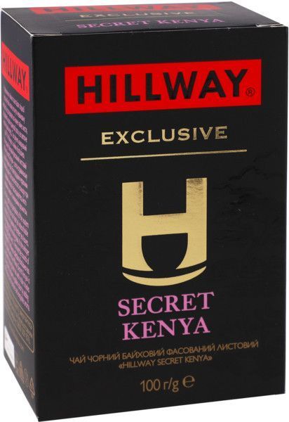 Чай черный листовой крепкий Hillway Secret Kenya кенийский 100 г натуральный байховый чай насыщенного вкуса 144512 фото