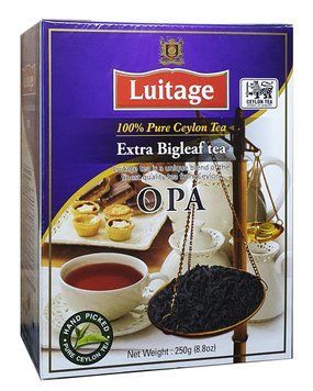 Чорний цейлонський чай Luitage OPA великолистовий 250 грамів 131015 фото
