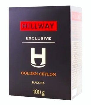 Чай чорний листовий Hillway Golden Ceylon 100 грамів 144019 фото