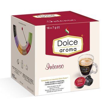 Dolce Aroma Intenso кава в капсулах 16 шт. для кавоварки Dolce Gusto 160009 фото