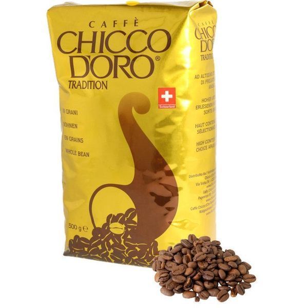 Швейцарська кава в зернах Chicco d'Oro Tradition 500 грамів 280009 фото
