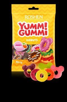 Желейки Roshen Yummi Gummi 70 грамів 320102 фото