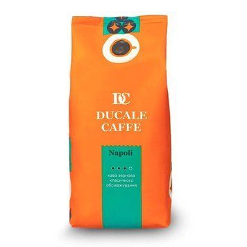 Кава зернова Ducale Caffe Napoli арабіка Gemini 1 кг класичне обсмаження 257007 фото