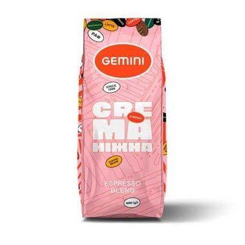Кава зернова Gemini Crema Ніжна 1 кг для еспресо та кавомашин 257008 фото