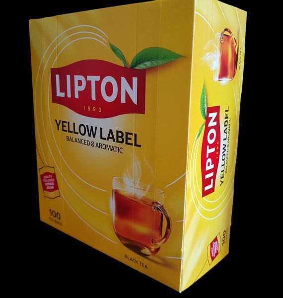 Чай Lipton Yellow Label&nbsp;100 пакетиков чёрный без добавок и ароматизаторов 114012 фото