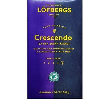 Кава мелена Lofbergs Crescendo Extra Dark Roast 500 г 253101 фото