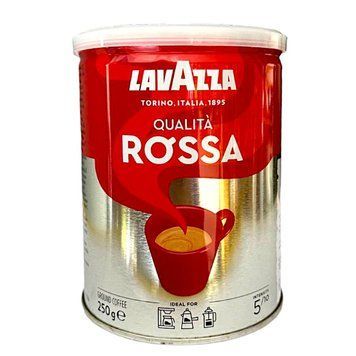 Кава мелена Lavazza Qualit&agrave; Rossa 250 г у жерстяній банці 202412 фото