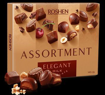Набор конфет в коробке Roshen Assortment Milk chocolate 145 грамм 320003 фото