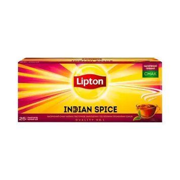 Чай Lipton Indian Spice черный 25 пакетиков 114015 фото
