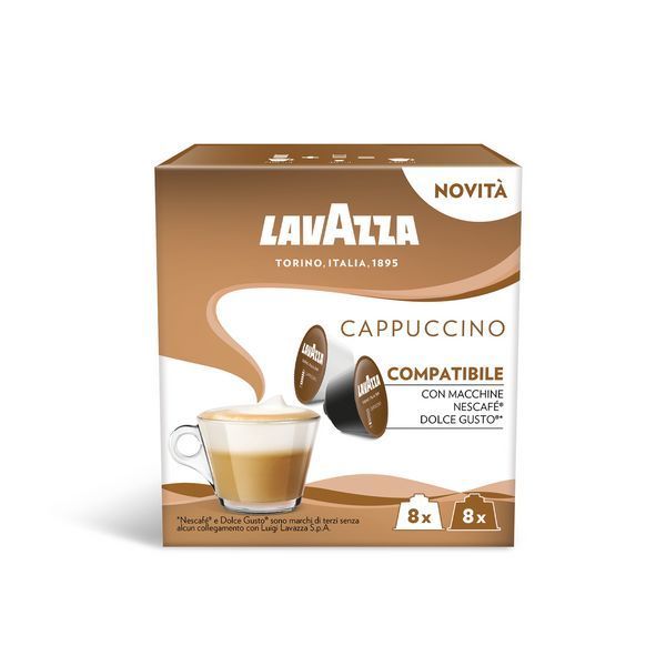 Lavazza капучино в капсулах для кофемашин Dolce Gusto 16 шт. 202466 фото