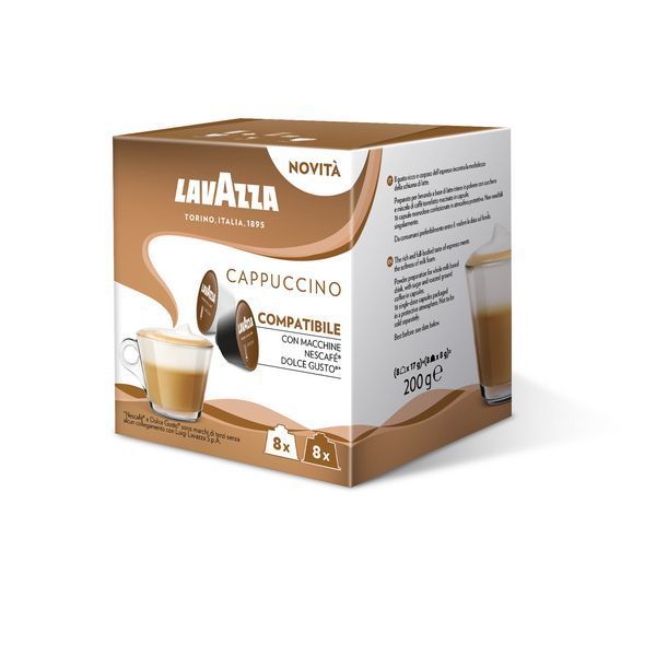 Lavazza капучино в капсулах для кофемашин Dolce Gusto 16 шт. 202466 фото