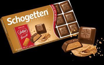 Молочний шоколад Schogetten Lotus Biscoff Taste of the Year з бісквітним кремом 100 грамів 301020 фото