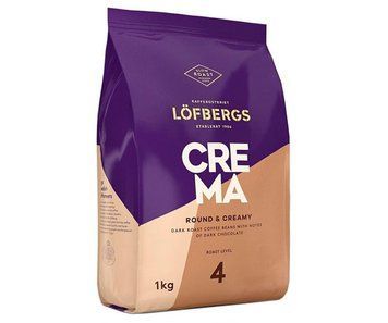 Кава в зернах Lofbergs Crema Round & Creamy 1 кг 253104 фото