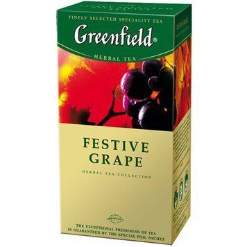 Чай из трав с яблоком и виноградом Greenfield Festive Grape 25 пак. 130132 фото