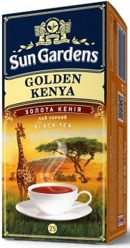 Чорний чай Sun Gardens Golden Kenya 25 пакетиків у конвертах 106103 фото