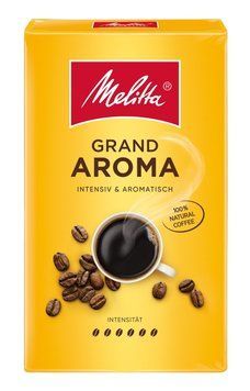 Міцна мелена кава Melitta Grand Aroma темна обсмаження 500 грамів 213012 фото