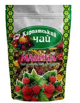 Карпатський чай Малина 100 грам 152009 фото